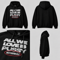 MOTOBRIKULE — CENSORED LOVE HOODIE