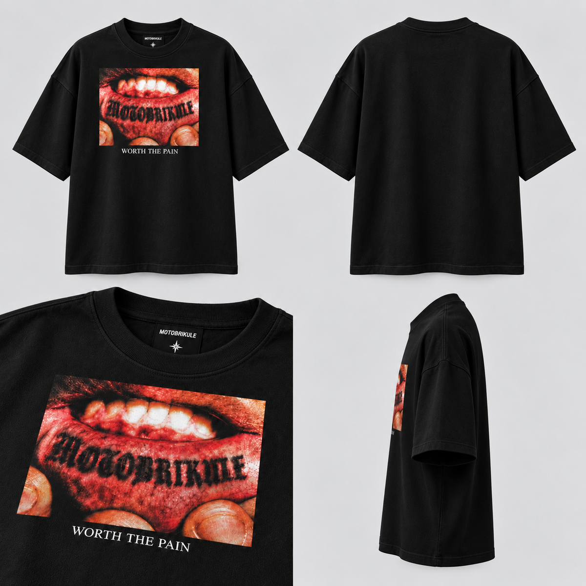 MOTOBRIKULE — WORTH THE PAIN TEE